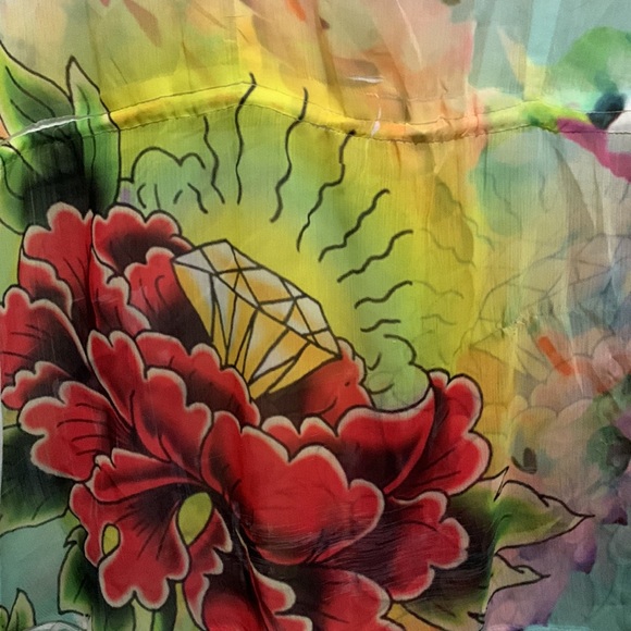 Ed Hardy Ruffled Blouse - Picture 12 of 13